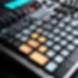 A close-up view of Ableton Push showcasing its unique features and controls.