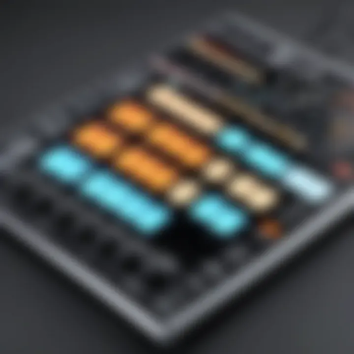 Comparison chart of Ableton Push with other music controllers in the market.