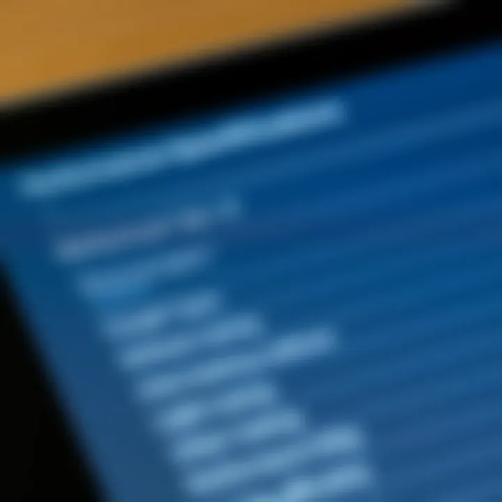 Close-up view of Alcatel Tab 8's performance specifications