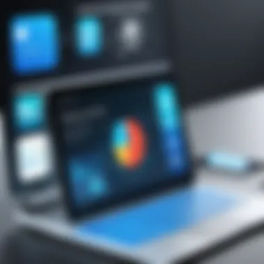 Visual representation of integration capabilities in productivity apps