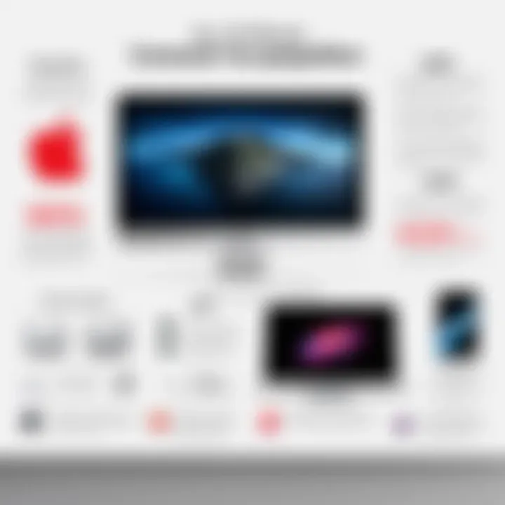 An infographic summarizing consumer perception towards Apple computers compared to other brands