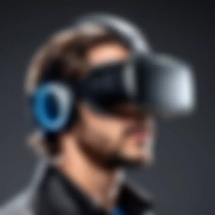 Visual representation of top virtual reality headsets for Android