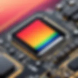 Close-up of Apple Retina display showcasing pixel density and sharpness