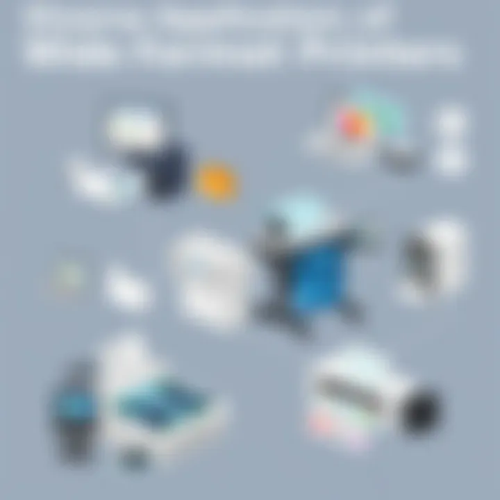 Different applications of wide format printers in various industries