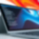 Sleek Design of Microsoft Surface Pro 8 Close-up of Microsoft Surface Pro 8 showcasing its sleek design and display