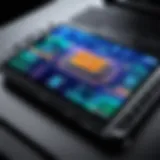 An advanced portable gaming console showcasing high-resolution graphics