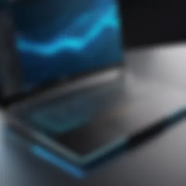 Gaming Laptop Tailored for IT Experts A sleek laptop with gaming capabilities designed for IT professionals
