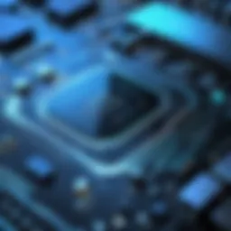 An abstract representation of speech recognition technology