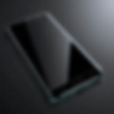 Tempered Glass Protector: Clarity and Strength Tempered glass screen protector showcasing clarity and durability