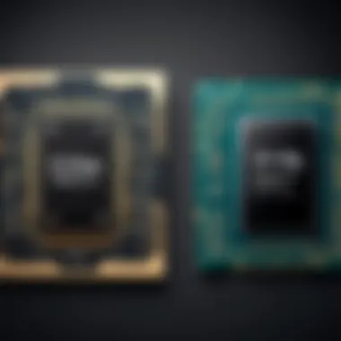 Side-by-side comparison of gaming CPUs