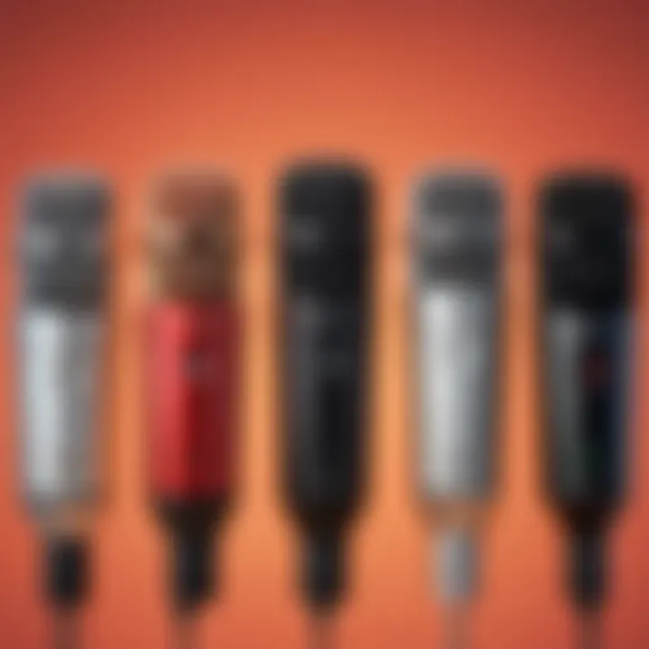 Comparison of different microphone types