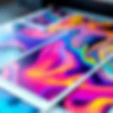 High-Quality Print Output High-quality print output showcasing vibrant colors