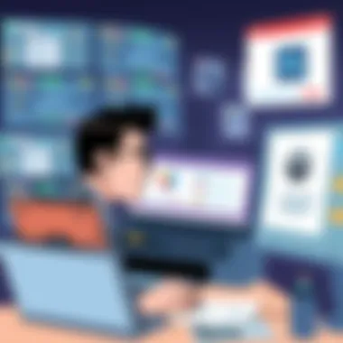 Tech-Savvy Evaluation of Printers Tech-savvy individual evaluating printer scanner options