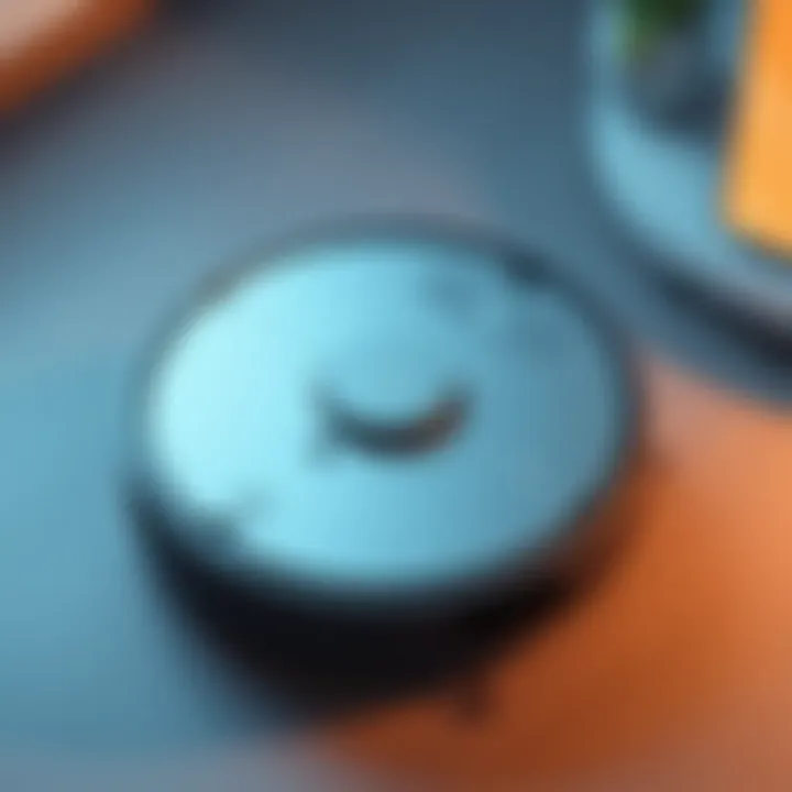 Control interface of a robot vacuum