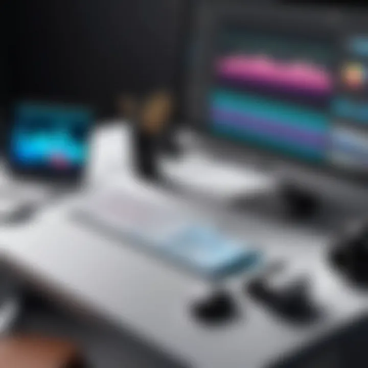 Showcasing various video editing tools in action