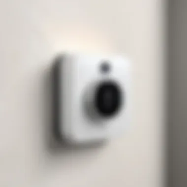 Aesthetic Integration of Wireless Ring Cameras in Home Decor Sleek design of a modern wireless ring camera mounted on a wall