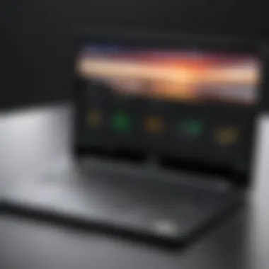 Performance Benchmark Insights of the Black Dell Chromebook Performance benchmarks displayed on the black Dell Chromebook