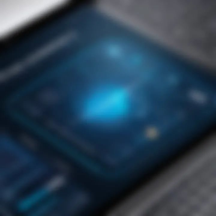 User interface of Broadband Q showcasing usability features
