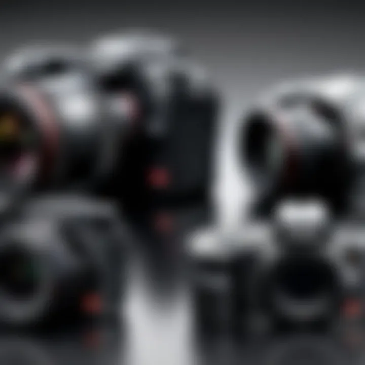 Technical specifications comparison of Canon's mirrorless and DSLR models