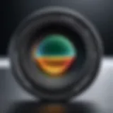 Canon RF lens showcasing advanced optical design