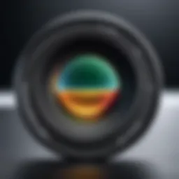 Canon RF lens showcasing advanced optical design