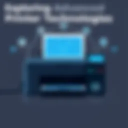A modern printer showcasing advanced technology features