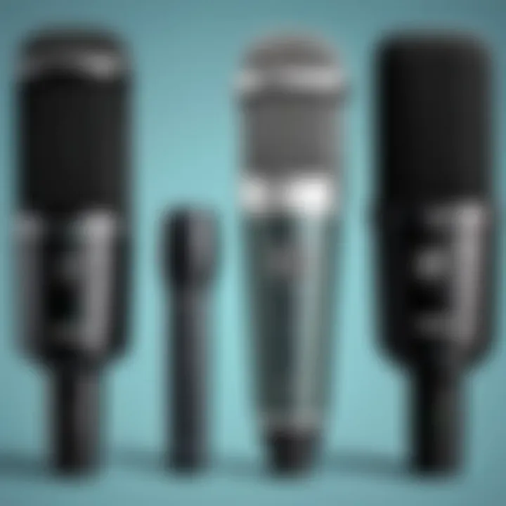 Comparison of different microphone types