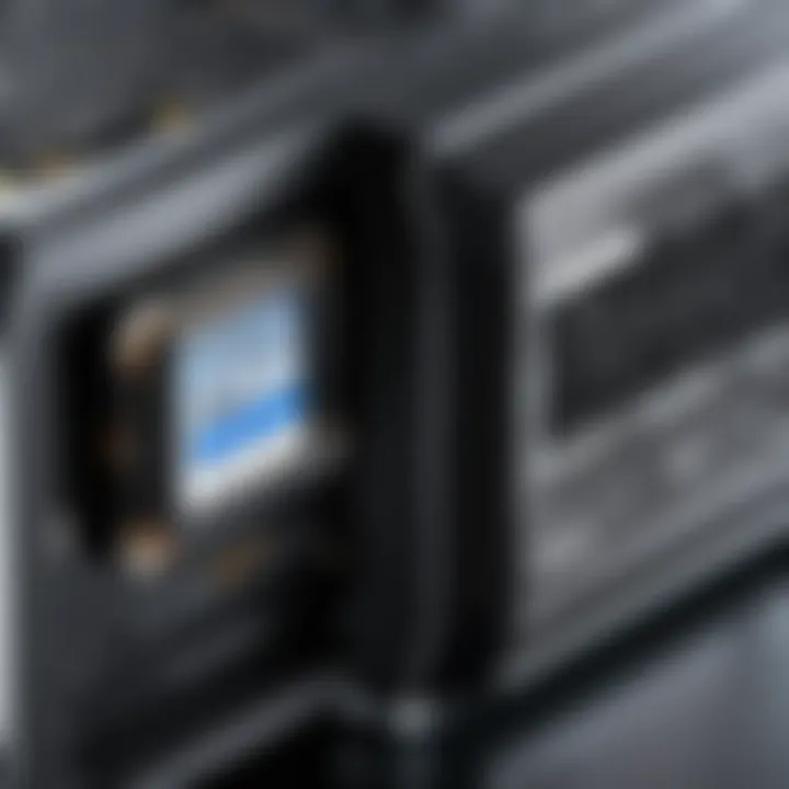 Close-up of ruggedized PC specifications
