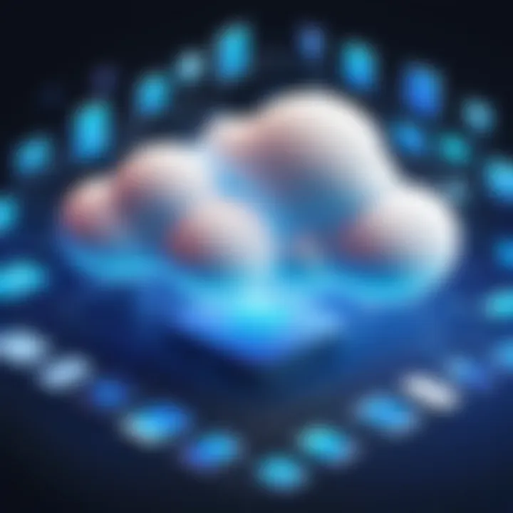 Illustration of scalability in cloud storage solutions