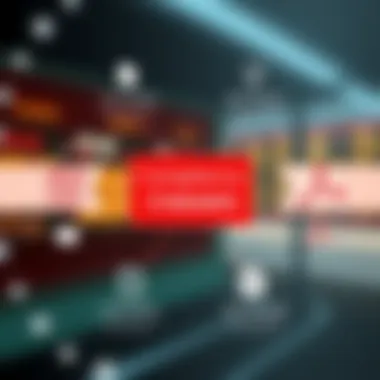 Compliance Standards in Document Redaction Diagram illustrating compliance standards related to document redaction