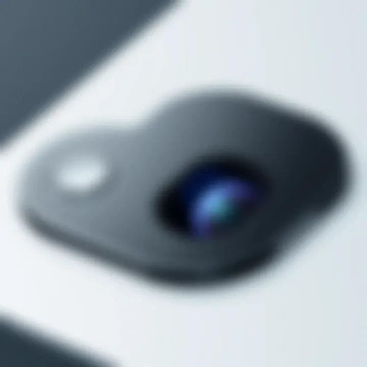 Close-up of the iPhone 13 Pro Max camera setup highlighting lens arrangement