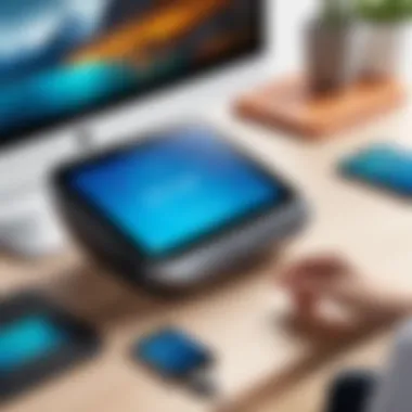Usability Features of Anker Devices User interface of Anker devices highlighting usability