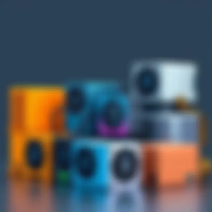 Understanding Power Supply Units: Ensuring Stability Different power supply units arranged neatly