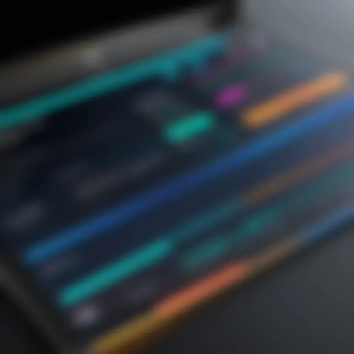 An infographic illustrating the performance benchmarks of various budget laptops.