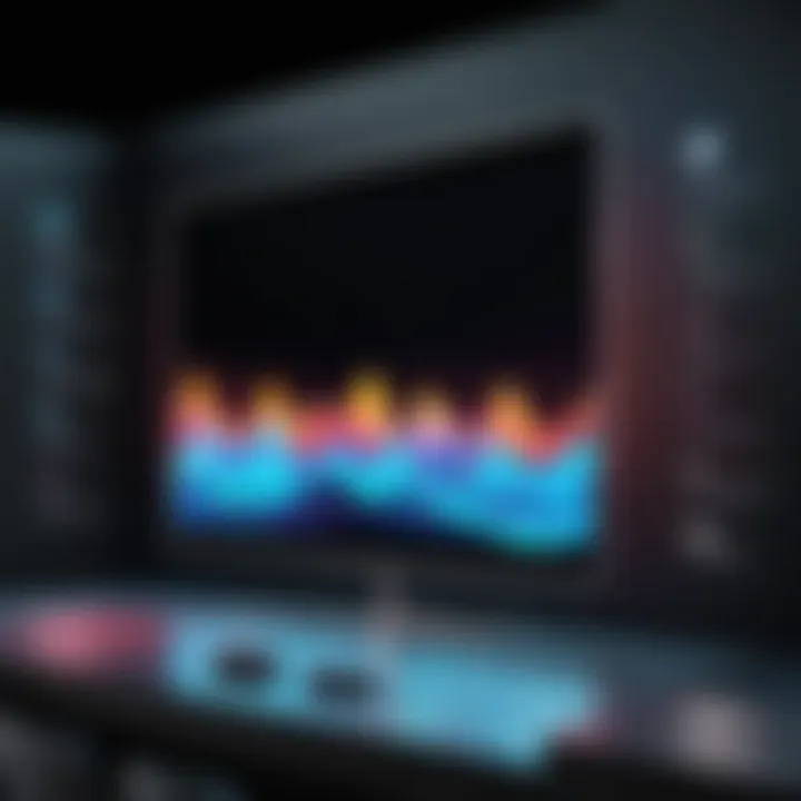 Illustration of aspect ratios for projector screens