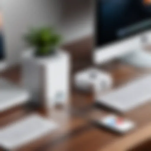 MacBook hub dock showcasing multiple connectivity options