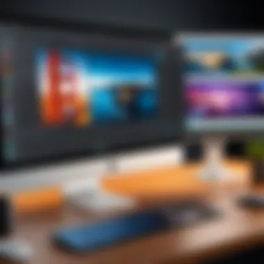 User Interface of Top Photo Editing Software User interface of a popular photo editing software