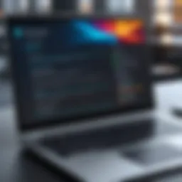 Laptop displaying factory reset options