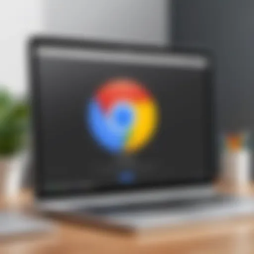 A visual representation of Google Chrome's update interface