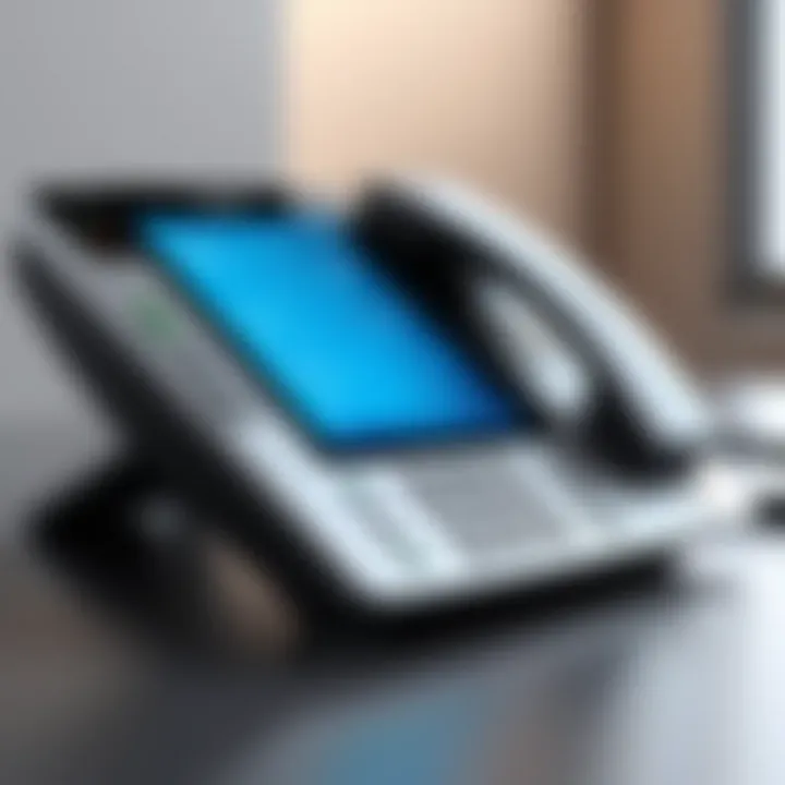 User-friendly interface of a VoIP phone