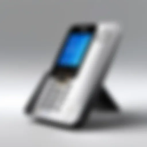 VoIP phone model with sleek design