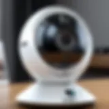 Ezviz Indoor Security Camera close-up showcasing lens and design