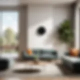 Geeni Indoor Security Camera in a modern living room setting