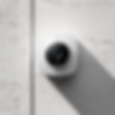 Nest Cam Outdoor Battery Installation Nest Cam Outdoor Battery mounted on a wall