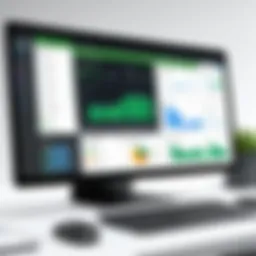 Detailed dashboard view of QuickBooks Online showcasing features