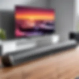 Overview of advanced sound bar technology showcasing its sleek design and features