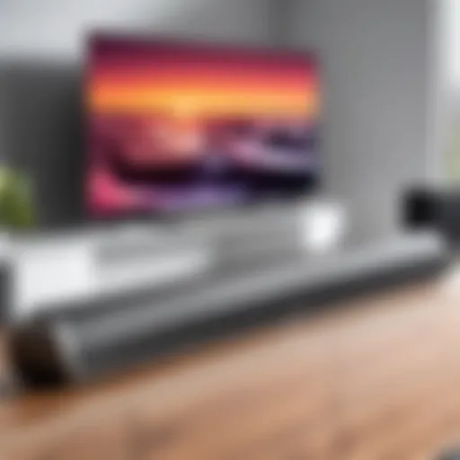 Overview of advanced sound bar technology showcasing its sleek design and features