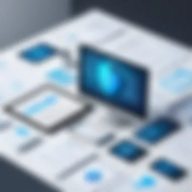 Secure Collaboration in Document Management A collaborative workspace highlighting secure document sharing features