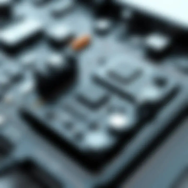 Close-up view of technological components inside a high-capacity battery charger