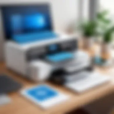 Wireless Printer Setup Wireless printer setup illustration